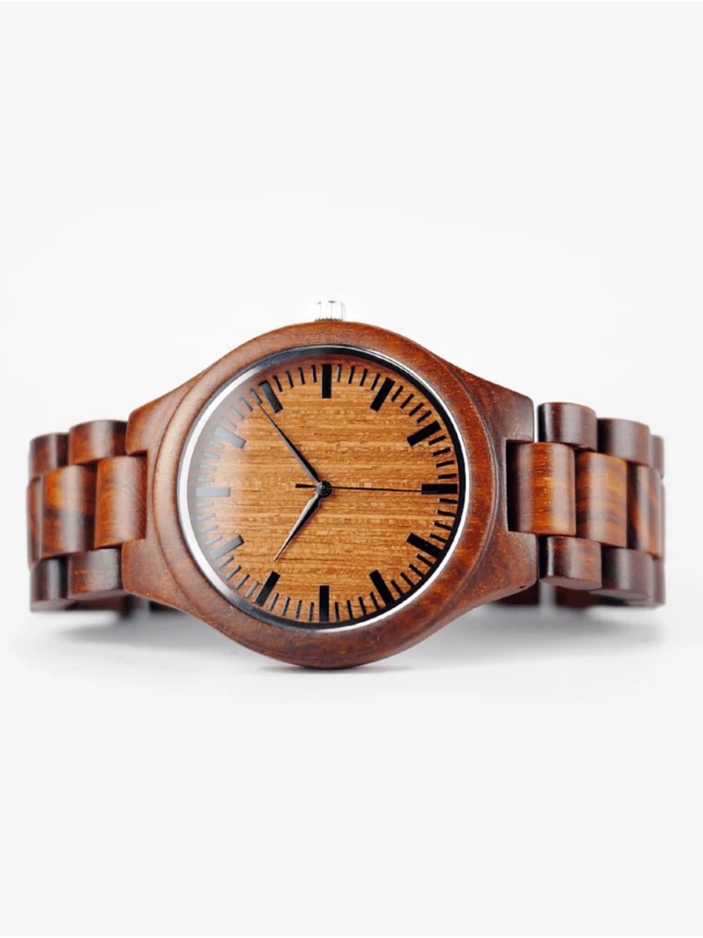 AVANTWOOD Minimalist Men’s Watch in Red Sandalwood